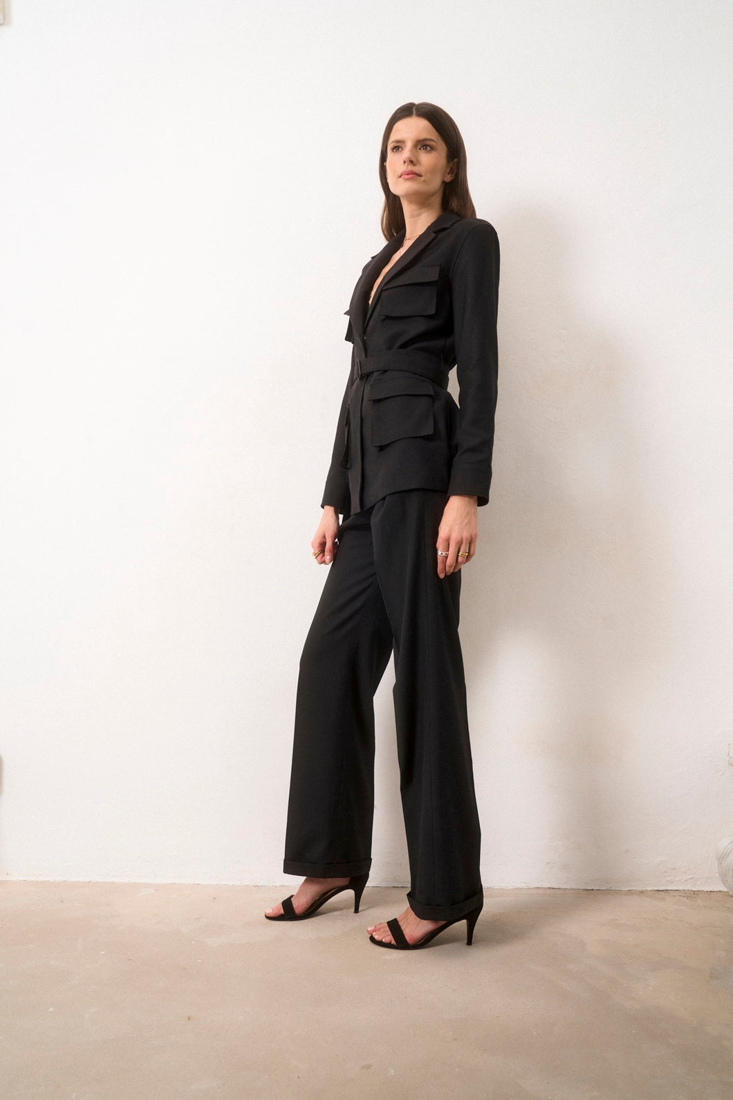 Wool Tailored Trousers